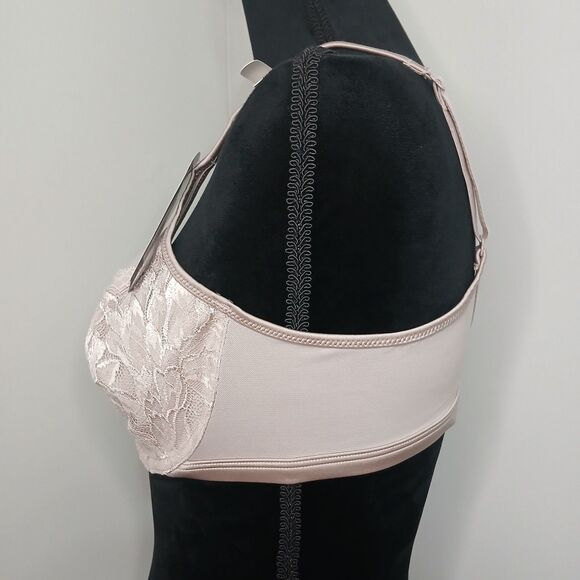 Bali Women's One Smooth U Lace Minimizer Bra Underwire Bras Full-Coverage 38C - Picture 8 of 12